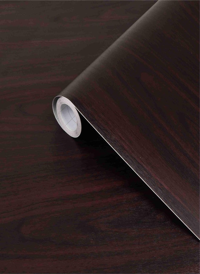CVANU Self Adhesive Wood Vinyl Wallpaper Waterproof Old Furniture Vinyl Stickers Wooden Door Wardrobe Desktop PVC Wall Papers Cv193 12''x96''inch - Image 1